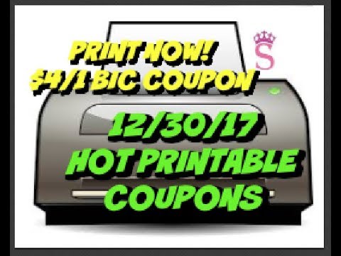 PRINT NOW!  BIC $4/1 COUPON 🔥