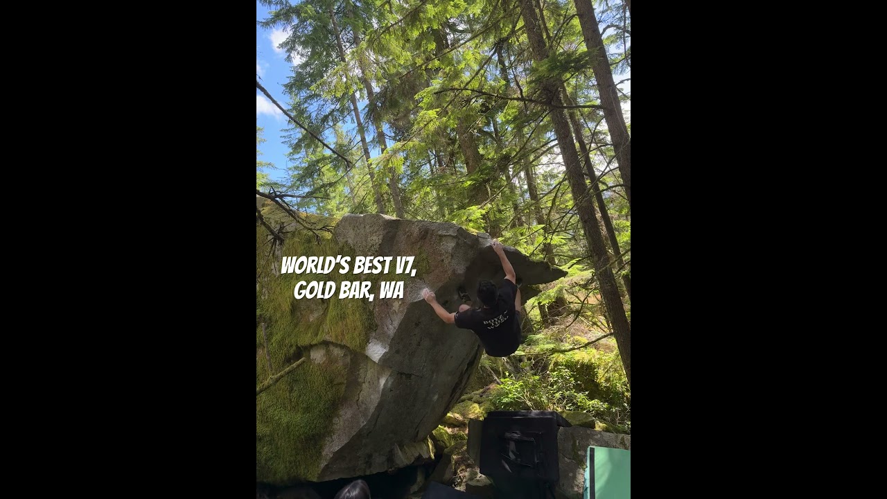 World’s Best V7, Gold Bar Washington Bouldering 