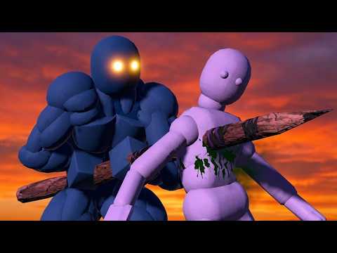 NPC Wars On Rooftops - OVERGROWTH Active Ragdoll Physics & NPC Wars#2