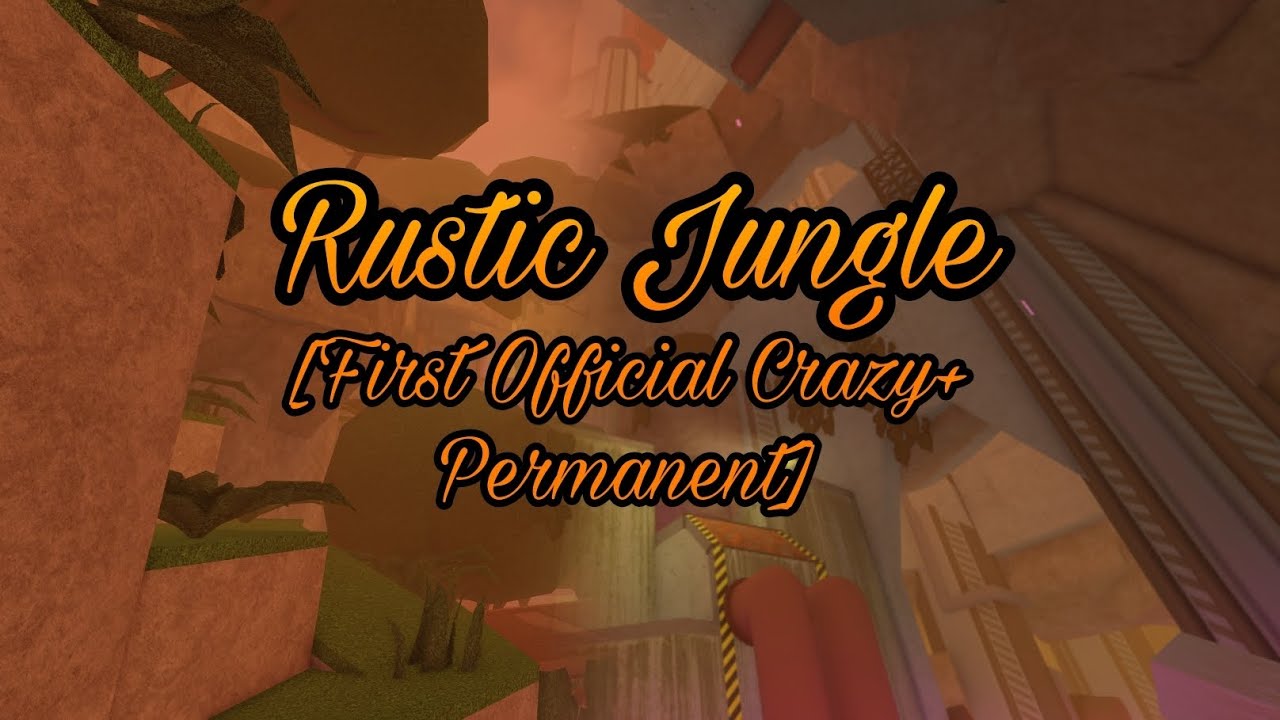 Flood Escape 2 || Rustic Jungle [Crazy+] (New Map) - YouTube