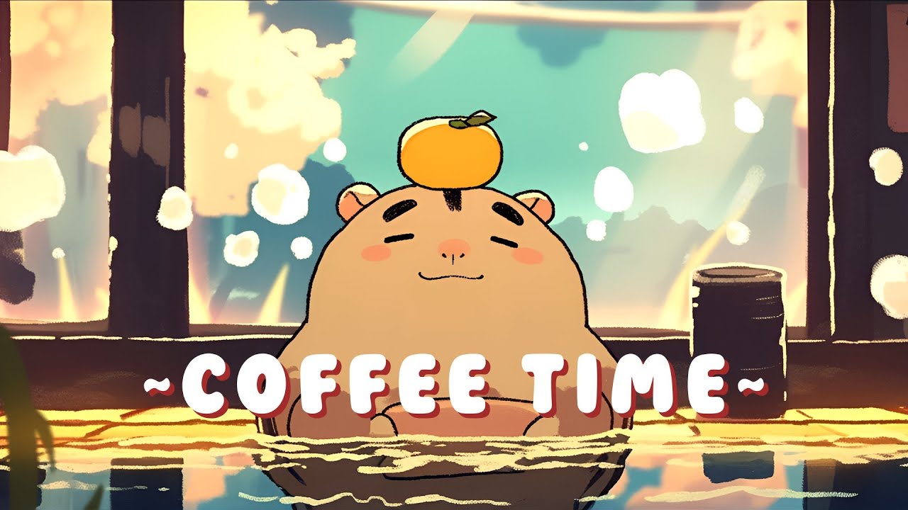 Capybara Lofi Radio - Chill Jazz Beats to Relax/Study ~ Zen Moments ~ 🦫 📝