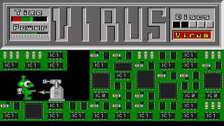ATARI ST GAME WITH INTRO Virus v0 85 STOS Basic PD HOMEBREW By Lofgren Tommy 1989 STE TT FALCON