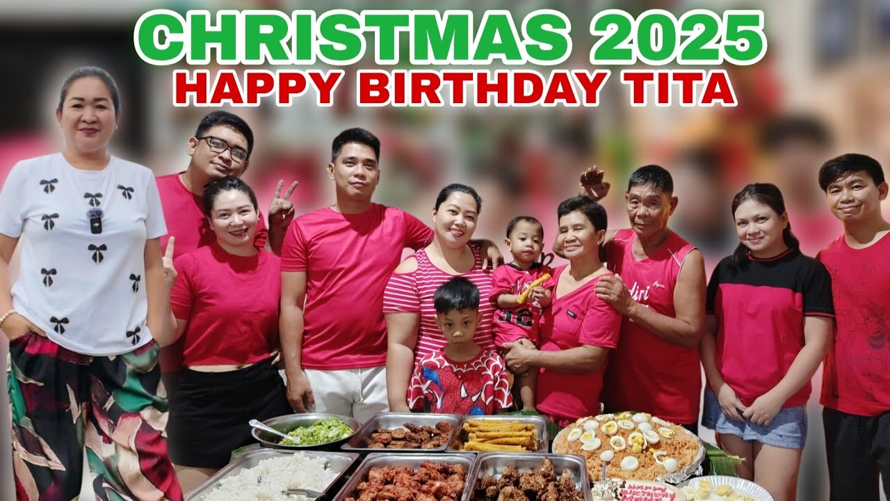 TITA MINA'S BIRTHDAY CELEBRATION |  MERRY CHRISTMAS EVERYONE! XMAS 2025