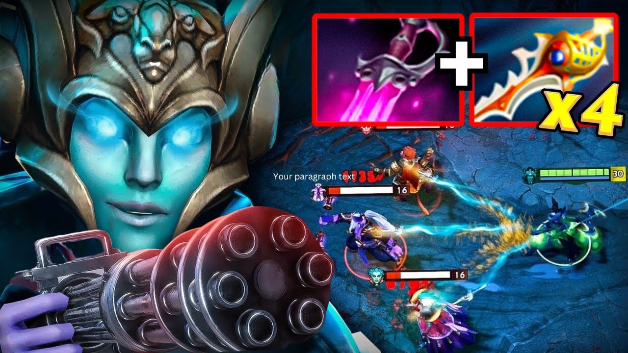 x4 Divine Rapiers + Khanda Phantom Assassin Insane One Shot 52Kills ...