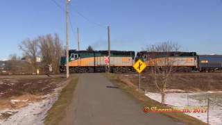 Famous #707 VIA#1 The Canadian Winter Schedule on Matsqui Prairie   2017-01-11 Profile