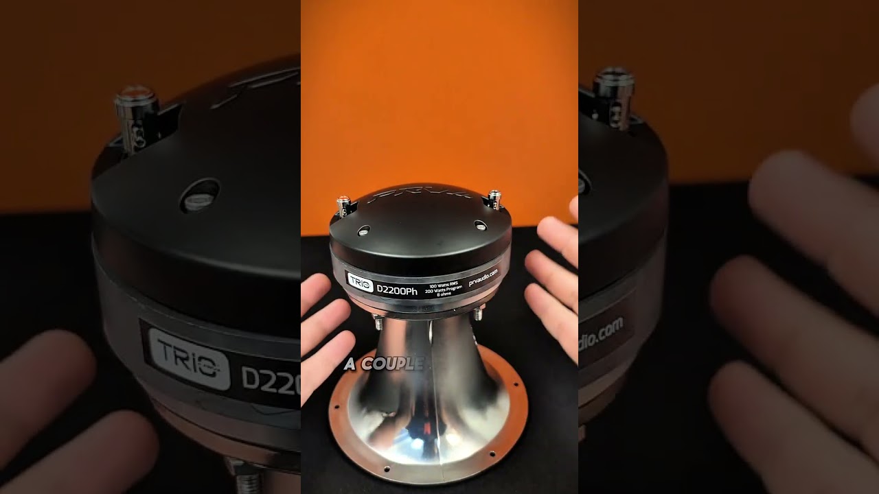 D2200Ph + WGP14-50 GREY DUAL TONE - 2” Exit Midrange Horn Driver Bundle