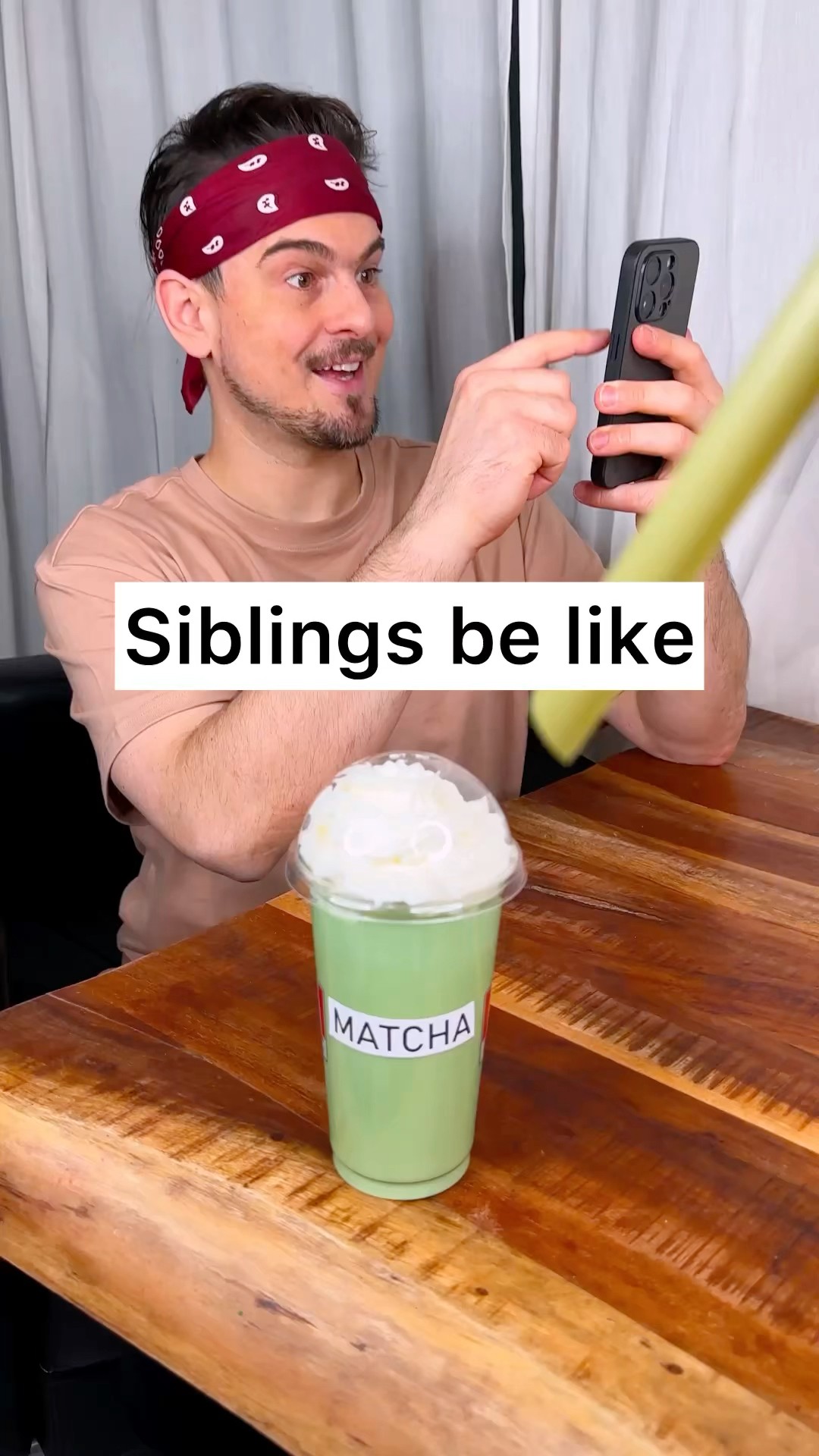 How to share MATCHA TEA with your sibling??❤️?| CHEFKOUDY