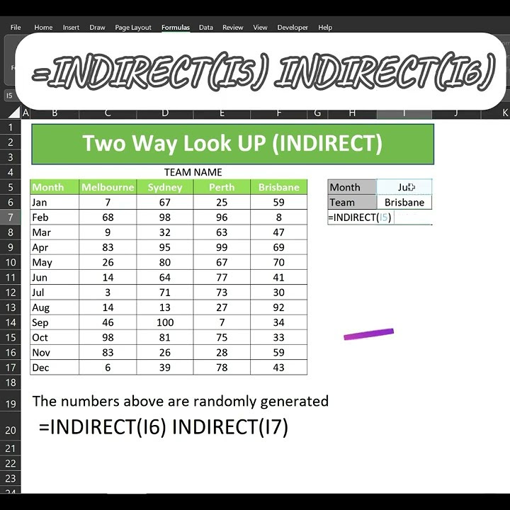 Indirect excel function advanced excel youtube
