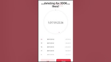 deleting for 100K likes! #shorts #viral #fyp #timer