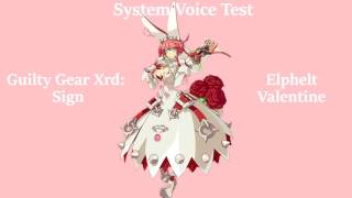 Elphelt Valentine System Voice Test
