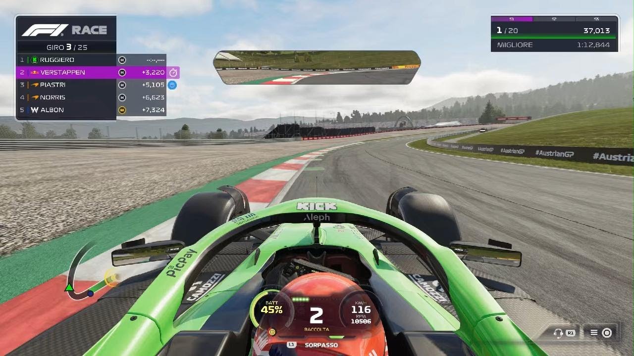 F1 25 - GP Austria - Vittoria dedicata al mio amico Tizi