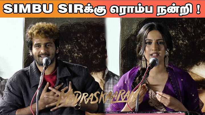 RDX Fame Shane Nigam Tamil Movie Debut Speech | Madraskaaran Teaser Launch | Niharika Speech