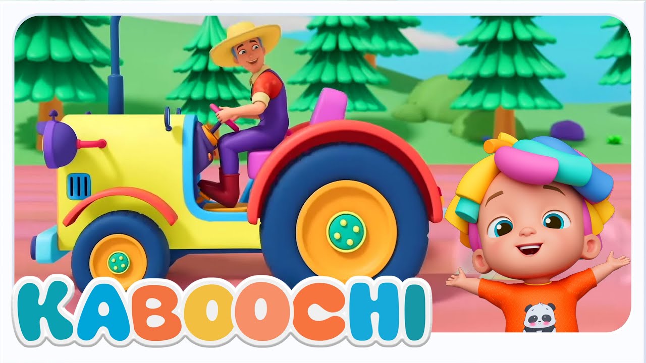 Bánh Xe Trên Máy Kéo Bài Hát | Xe Cộ Videos Hoạt Hình Ở Việt Nam Dành Cho Trẻ Em