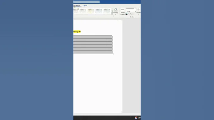 #education How to write on a line in MS Word without moving it. #Msword #tutorial