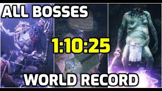 Sekiro All Bosses Speedrun In 11025 World Record