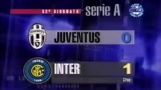 JUVENTUS-INTER 0:1 | SERIE A 2004/05 | CONTROCAMPO | "match winner" Julio Cruz 