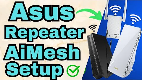 Add Asus Repeater As AiMesh Node To Extend WiFi | Setup Asus Extender As AiMesh Node |
