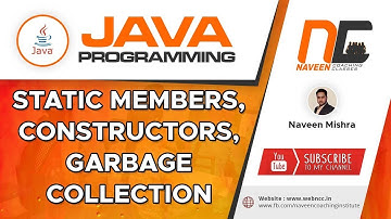 Static Members,Constructors-Day10-Java tutorial-Easy Programming