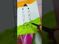 15 august independence day drawing idea  tricolour drawing ideas for kids  art and craft