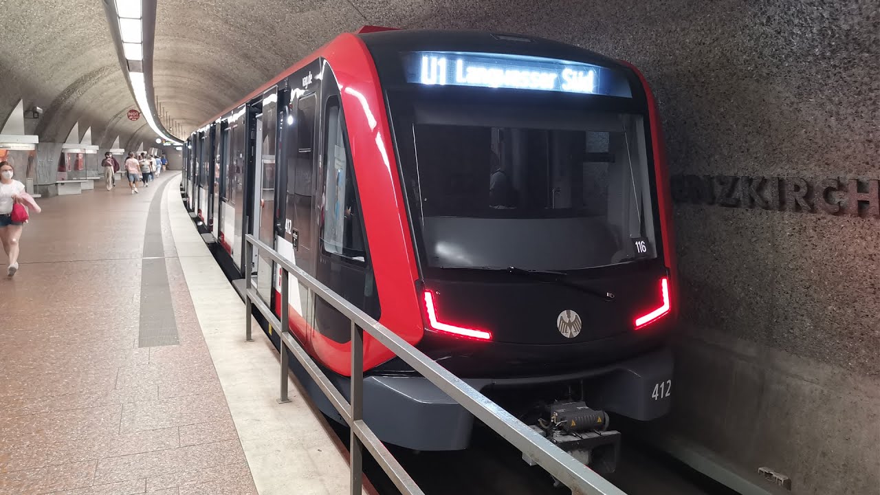 [Metro Cab Ride] U-Bahn Nürnberg Linie 1 / Fürth Hardhöhe Langwasser ...