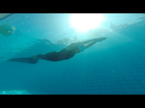 Video Natalia Molchanova world record freediving, 237 meter dynamic