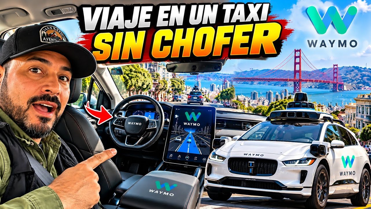 Robotaxi Waymo, Taxi sin chofer de San Francisco Ca - YouTube