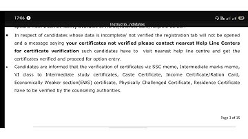 AP EAMCET 2020 , COUNSELING ,FEE PAYMENT, CERTIFICATE VERIFICATION, WEB OPTIONS, GUIDELINES - PART 1