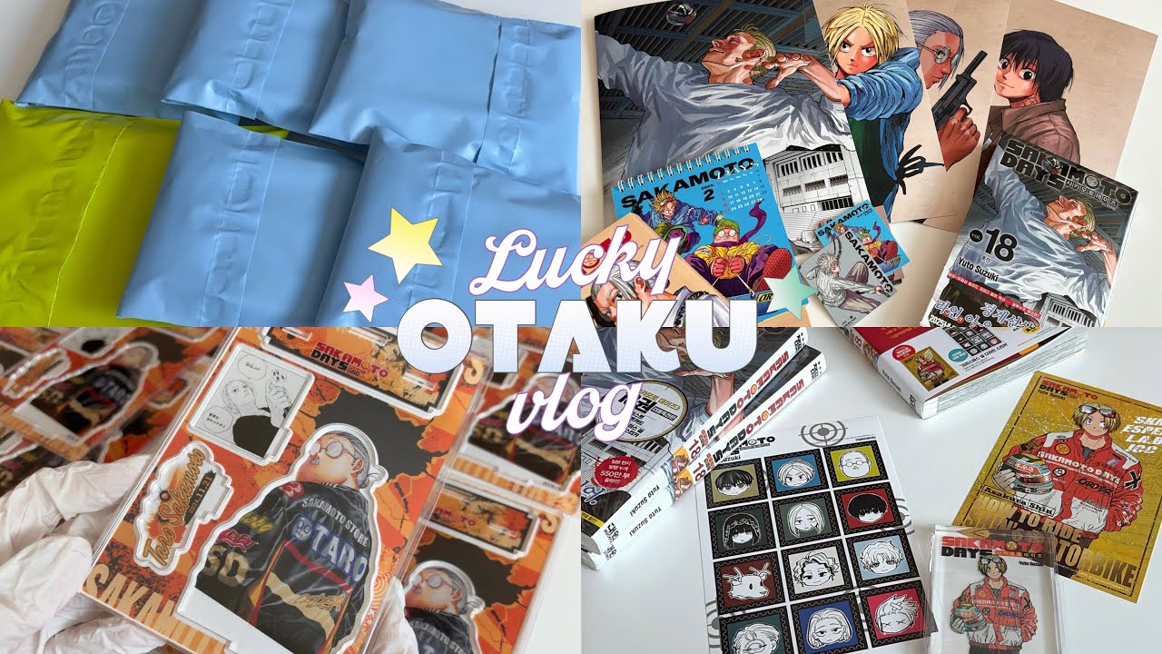 ✮ 똑같은 만화책을 왜 자꾸 사는 거야? 🤷🏻‍♀️ ✮ 디오라마 포장 & 택배깡 | 오타쿠 브이로그 • 사카데이 • 페이젬 다이어리 • 공구주 브이로그 • otaku vlog