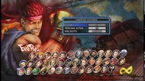 Super Street Fighter IV AE 2012 Evil Ryu Arcade Mode at the Hardest Setting Part 1