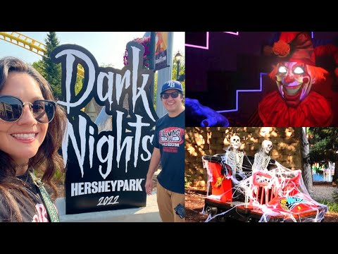 Βίντεο: Halloween in Hershey, PA: Hersheypark in the Dark 2020