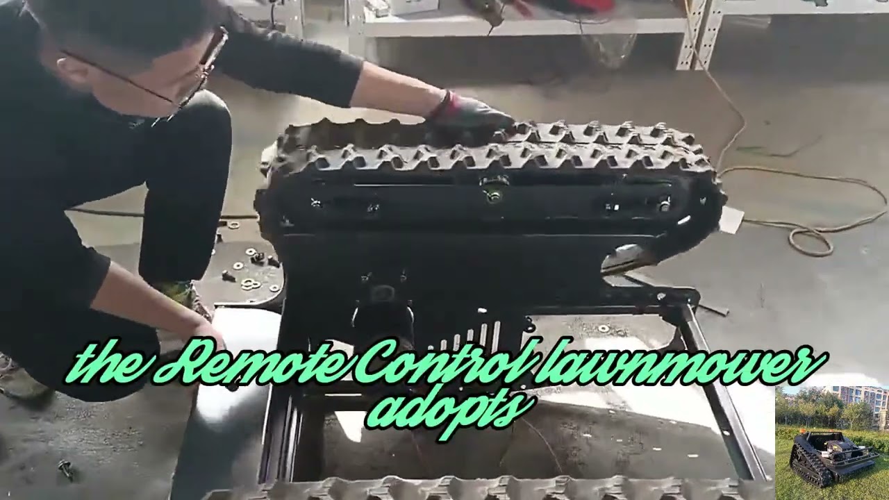 Silnik benzynowy 20-calowe ostrze tnące do użytku w terenie, zdalnie sterowana kosiarka do chwastów