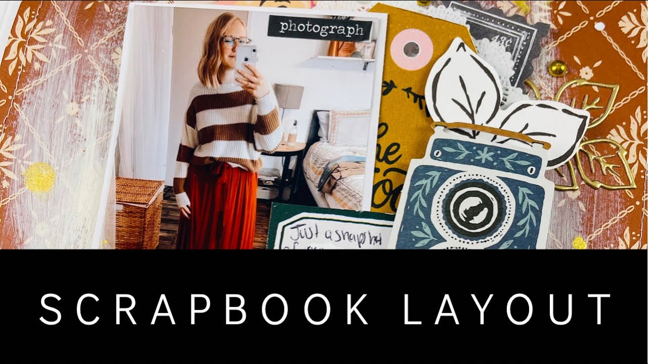 Scrapbook Layout Using Maggie Holmes “Marigold” Collection - YouTube