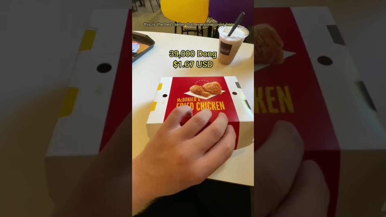 В McDonalds во Вьетнаме есть блюда из риса 🇻🇳 