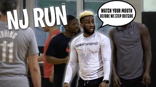 Information NYC HOOPER GOES AT TRASH TALKER IN NEW JERSEY 5V5 PRIVATE BASKETBALL RUN Guide