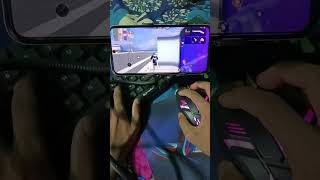 free fire keyboard mouse gameplay ⌨️ 🖱️ 📲 #ggmousepro2 #freefire #gaming #shorts