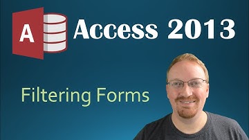 22. Filtering Our Form (Programming In Microsoft Access 2013)