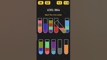 Water sort puzzle level 3944