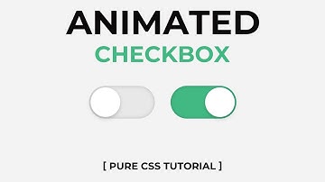 Creating Custom Animated Checkbox with CSS | No JavaScript