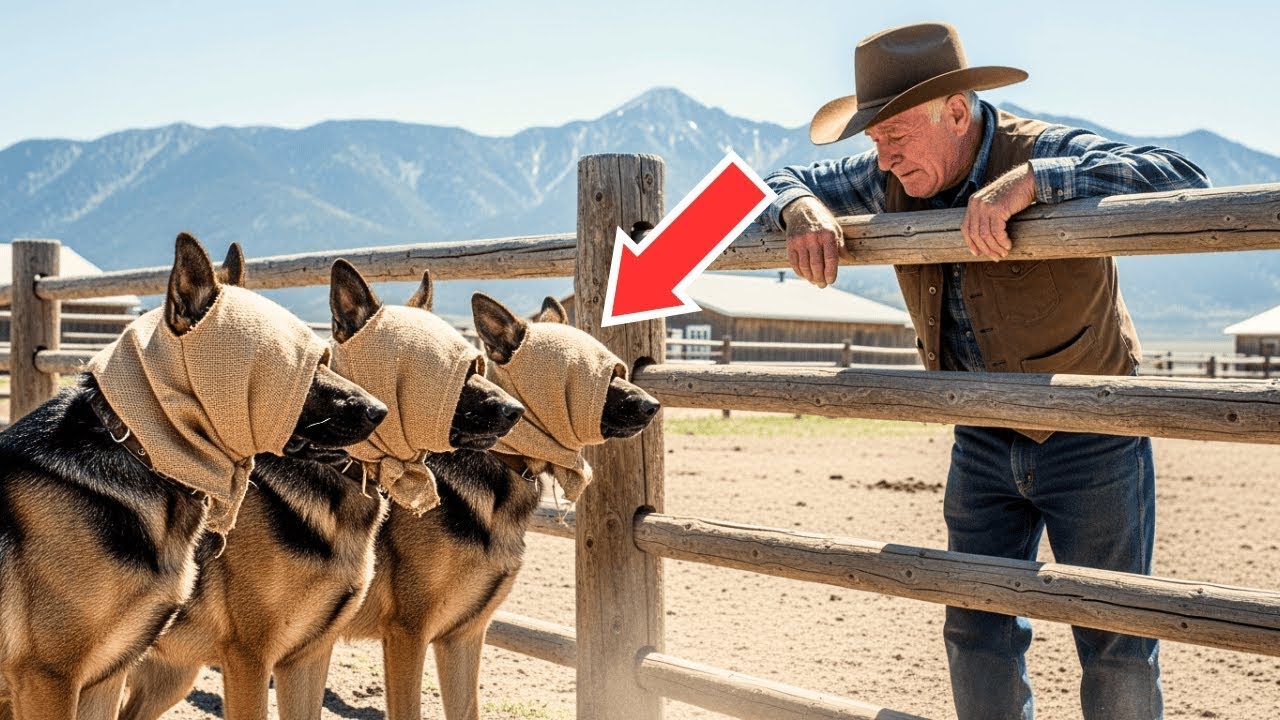Seorang Pria Kesepian Membeli 3 Anjing Gembala Jerman Berkerudung – Kebenaran Ini Membuat Semua Oran