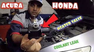 Honda Heat control Valve Remove and replace Honda coolant leak