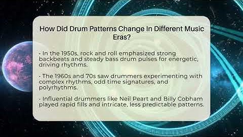 How Did Drum Patterns Change In Different Music Eras? - Music Producer Mastery
