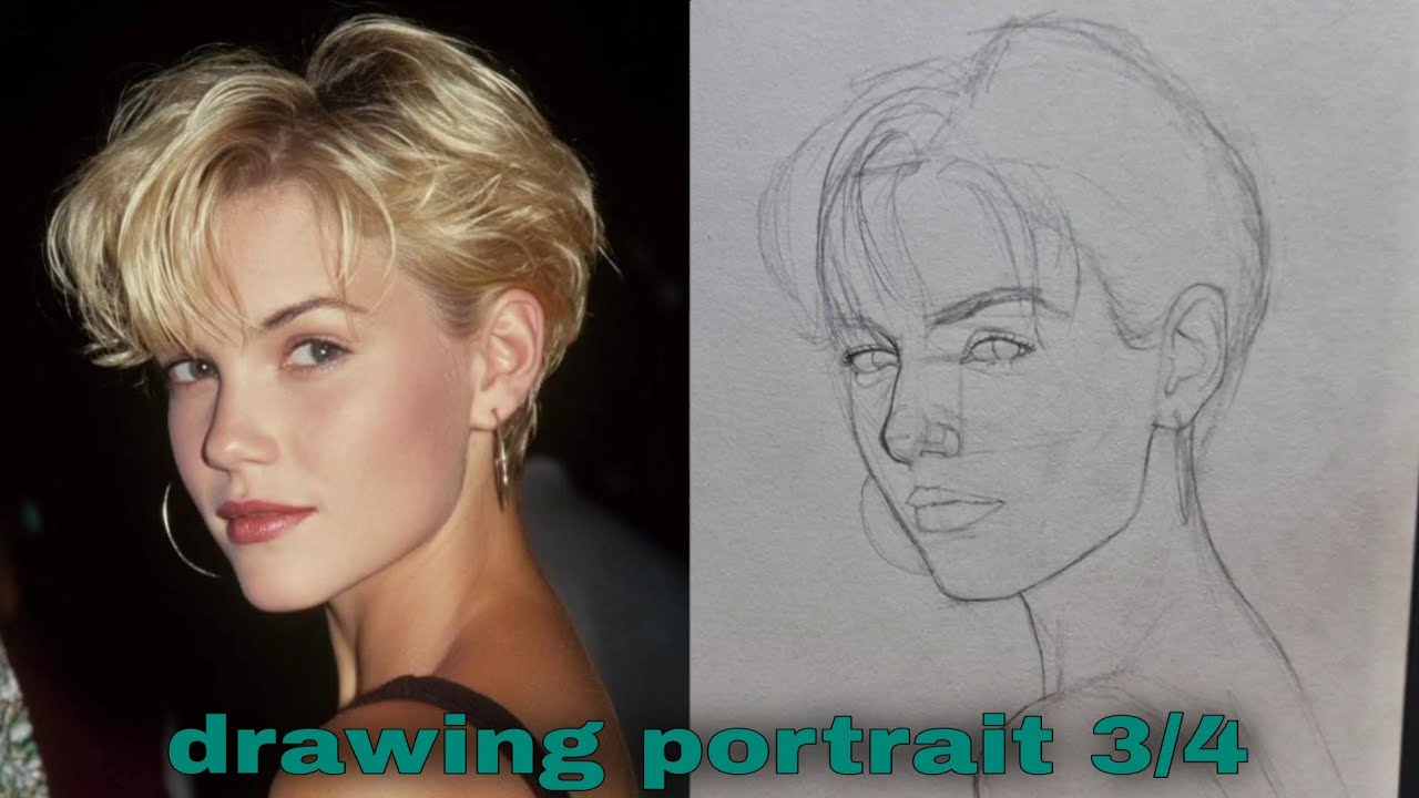 How to draw a portrait using loomis method - YouTube