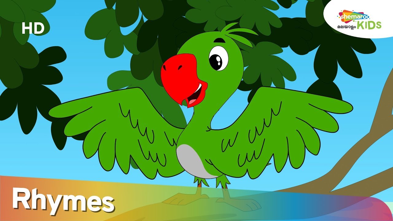 Parrot Malayalam Rhyme For Kids Shemaroo Kids Malayalam YouTube
