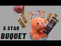 How To Make Chocolate Buquet  / Cocolate Buquet With Teddy Bear /#shorts