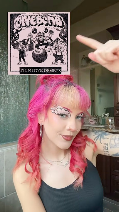Jivebomb “Primitive Desires” (07-01-2023) #jivebomb #hardcore #punk #albummakeup #makeupartist