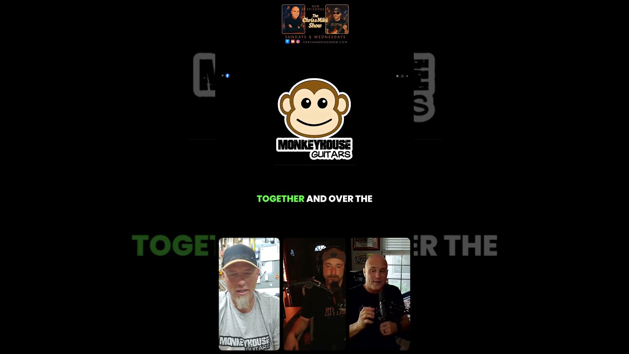Monkeyhouses first guitar from scratch #chrisandmikeshow #podcast #chrisandmike #spotify #reels