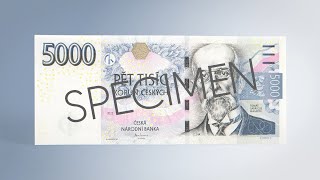 Pět tisíc korun českých - 5 000 Kč