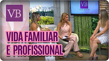 Como você concilia a vida familiar e profissional?