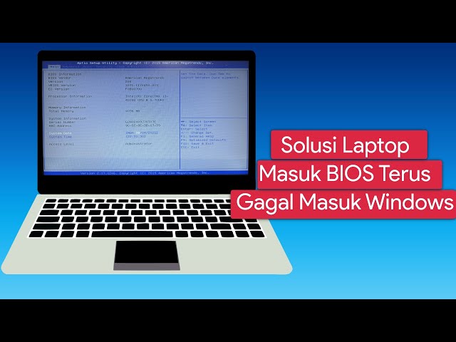 Gambar Laptop BIOS