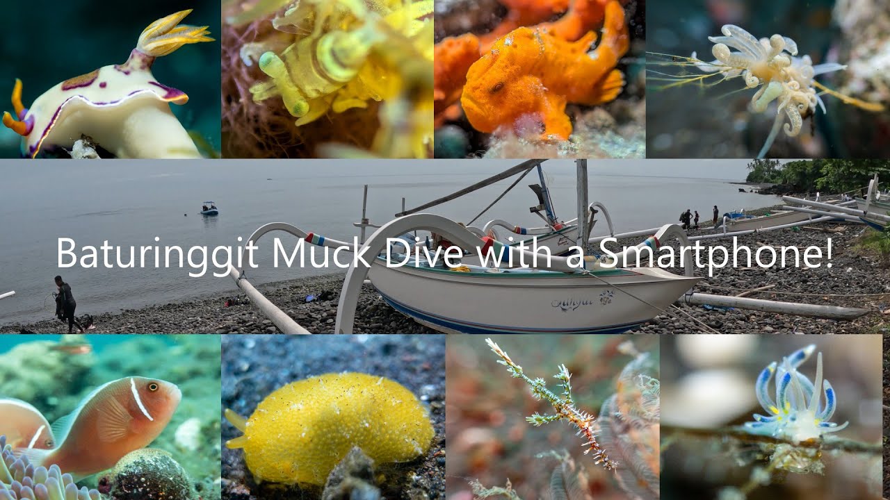 Погружение в грязевую воду со смартфоном